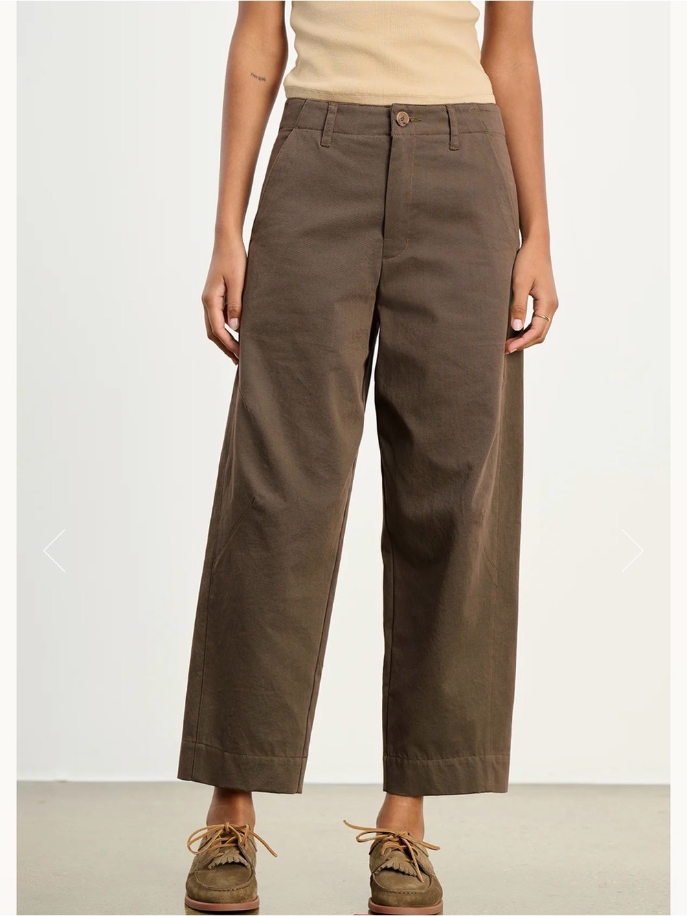 $239 NWT Velvet by Graham & Spencer “Daria” Pants in Malt Sz Small